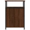 vidaXL Table de chevet ch&ecirc;ne marron 40x42x60 cm bois d'ing&eacute;nierie