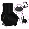 vidaXL Fauteuil de massage inclinable Noir Tissu