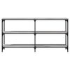 vidaXL Table console sonoma gris 150x29x75 cm bois d'ing&eacute;nierie