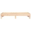vidaXL Lit coulissant sans matelas 2x(80x200) cm Bois de pin massif