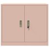 vidaXL Armoire de rangement Rose 80 x 40 x 70 cm Acier
