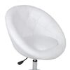 vidaXL Tabourets de bar lot de 2 blanc similicuir