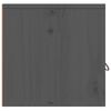 vidaXL Armoires murales 2 pcs Gris 60x30x30 cm Bois de pin massif