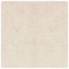 vidaXL Tapis Shaggy Anti-d&eacute;rapant Cr&egrave;me 120 x 120 cm PP