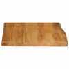 vidaXL Dessus de table 80x80x3,8 cm bord vivant bois massif manguier