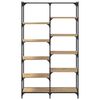 vidaXL &Eacute;tag&egrave;re ch&ecirc;ne artisanal 100 x 32 x 170 cm Bois d'ing&eacute;nierie