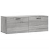 vidaXL Armoire murale sonoma gris 100x36,5x35 cm bois d'ing&eacute;nierie
