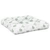 vidaXL Coussin de palette motif de feuilles 60x60x12 cm tissu