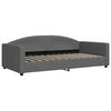 vidaXL Lit de repos gris fonc&eacute; 100x200 cm tissu