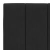 vidaXL Cadre de lit sans matelas Hanko noir 100x200 cm velours