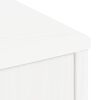 vidaXL Meubles TV 4 pcs avec rangement ODDA blanc bois de pin massif