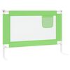 vidaXL Barrière de sécurité de lit enfant Vert 90x25 cm Tissu