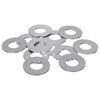 vidaXL Rondelles 12 pc Argent&eacute; 16 x 16 x 1,5 cm Fer
