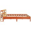 vidaXL Cadre de lit sans matelas cire marron 200x200cm bois pin massif