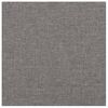 vidaXL Panneaux muraux 12 pcs Gris clair 30x30 cm Tissu 1,08 m²