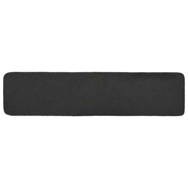vidaXL Repose-pied Gris fonc&eacute; 120x28x26 cm Tissu