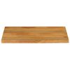 vidaXL Dessus de table à bord vivant 70x60x2,5 cm bois massif manguier