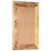 vidaXL Miroir sculpt&eacute; &agrave; la main 80x50x2,6 cm Bois de manguier solide