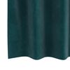 vidaXL Rideaux occultants 2 pcs Vert fonc&eacute; 140 x 140 cm Velours