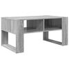vidaXL Table basse Gris Sonoma 92 x 53 x 45 cm Bois d'ing&eacute;nierie