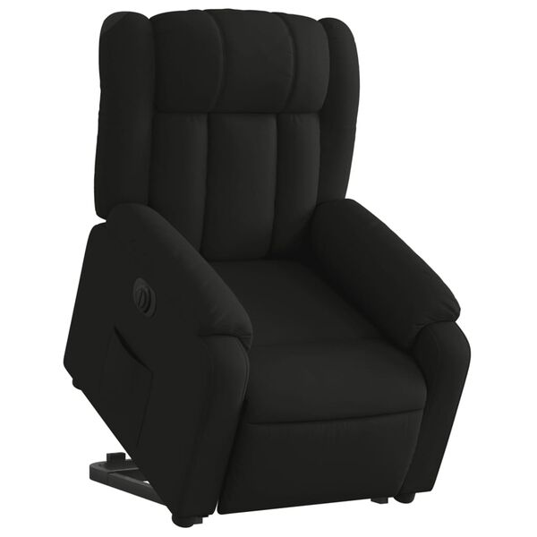 vidaXL Fauteuil inclinable &eacute;lectrique noir tissu