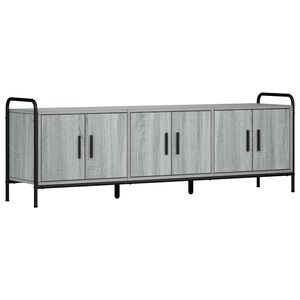 vidaXL Meuble TV 146 x 33 x 50 cm Sonoma gris Bois d'ing&eacute;nierie