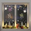 vidaXL Lumières de Noël silhouette de bonhomme de neige 2 pcs 35 LED