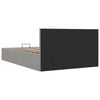 vidaXL Cadre de lit &agrave; rangement hydraulique sans matelas 120x200 cm