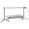 vidaXL Ensemble de grille et de plateau automatique pour barbecue inox