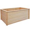 vidaXL Lit sur&eacute;lev&eacute; de jardin 200x100x80 cm Bois de pin 19 mm