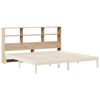 vidaXL T&ecirc;te de lit avec rangement 200 cm bois massif de pin