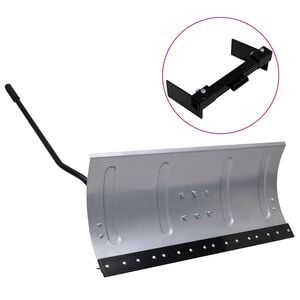 vidaXL Pare-neige pour tondeuse &agrave; gazon avec adaptateur 100 cm