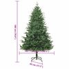 vidaXL Sapin de No&euml;l artificiel pr&eacute;-&eacute;clair&eacute; Vert 180 cm PVC et PE
