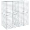 vidaXL Panier gabion avec couvercle 200x100x200 cm fer galvanis&eacute;