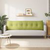 vidaXL Coussin de Dos Vert clair 180 x 24 x 50 cm tissu