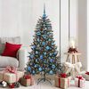vidaXL Sapin de No&euml;l artificiel Vert 150 cm PVC, plastique et acier