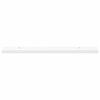 vidaXL &Eacute;tag&egrave;res &agrave; rebord pour cadre photo 2 pcs Blanc 80x9x3 cm MDF