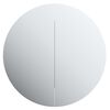 vidaXL Armoire de salle de bain miroir rond et LED Blanc 47x47x17,5 cm