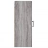vidaXL Armoire murale sonoma gris 34,5x34x90 cm