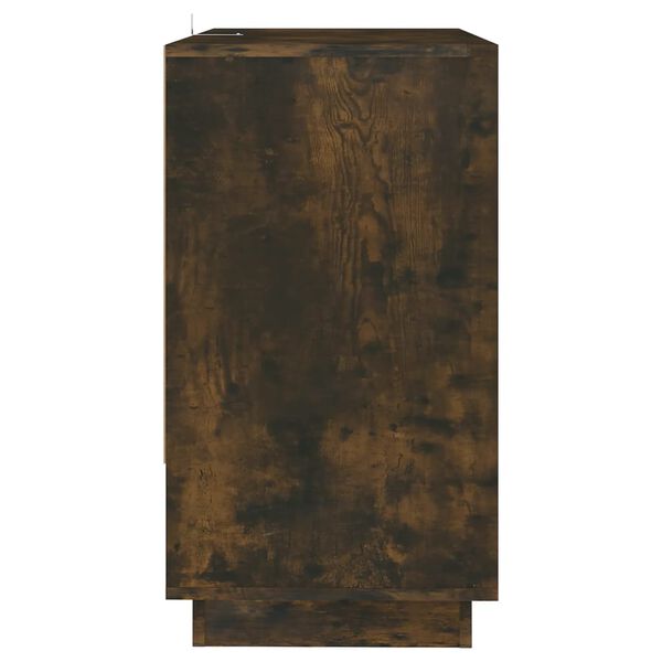 vidaXL Buffet Chêne fumé 70x41x75 cm Bois d'ingénierie