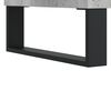 vidaXL Buffet haut Gris b&eacute;ton 34,5x34x180 cm Bois d'ing&eacute;nierie