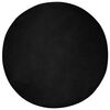 vidaXL Tapis antid&eacute;rapant en fausse de lapin OLITE Noir &Oslash; 200 cm