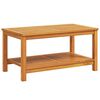 vidaXL Table d'appoint Marron 90 x 50 x 45 cm Bois d'Acacia Massif