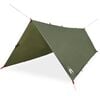 vidaXL B&acirc;che de camping vert olive 406x306 cm imperm&eacute;able