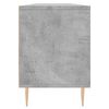 vidaXL Meuble TV gris b&eacute;ton 150x30x44,5 cm bois d'ing&eacute;nierie