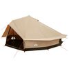 vidaXL Tente familiale 12 personne Cr&egrave;me Polycoton