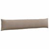 vidaXL Coussins de canapé 2 pcs Taupe 200 x 40 cm tissu