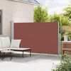 vidaXL Auvent lat&eacute;ral r&eacute;tractable de patio 180x300 cm Marron