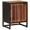 vidaXL Table de chevet faite main Naturel 40 x 30 x 50 cm