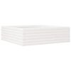 vidaXL Jardini&egrave;re blanc 80x80x23 cm bois de pin massif
